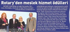 GÜNDOĞDU ROTARY KULÜBÜ FAALİYETLERİ İLE BASINIMIZDA YER ALMAYA DEVAM EDİYOR