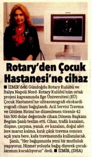 GÜNDOĞDU ROTARY KULÜBÜ BU HAFTA BASINDA